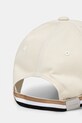Αξεσουάρ Βαμβακερό καπέλο του μπέιζμπολ BOSS 50539428 μπεζ