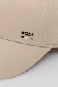 Accesorii BOSS șapcă de baseball din bumbac 50539428 bej