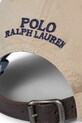 Αξεσουάρ Βαμβακερό καπέλο του μπέιζμπολ Polo Ralph Lauren 710960726 μπεζ