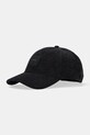 Calvin Klein șapcă de baseball din catifea Planet friendly negru K50K512612