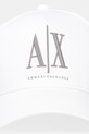 Bavlněná baseballová čepice Armani Exchange XM000811.AF13343.NOS bílá AA00