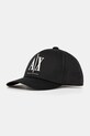 Armani Exchange pamut baseball sapka aplikációval fekete XM000811.AF13343.NOS