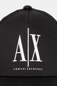 Kiegészítők Armani Exchange pamut baseball sapka XM000811.AF13343.NOS fekete