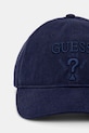Bavlnená šiltovka Guess EMBROIDERED M5RZ11.WO07T tmavomodrá SS25