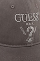 Бавовняна бейсболка Guess EMBROIDERED M5RZ11.WO07T сірий SS25