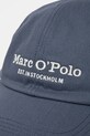 Marc O'Polo șapcă de baseball din bumbac 522803801076 albastru SS25