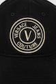 Хлопковая кепка Versace Jeans Couture 78GAZK26.ZG366 чёрный SS25