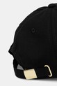 Akcesoria Versace Jeans Couture czapka z daszkiem bawełniana 78GAZK26.ZG366 czarny