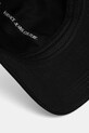 Versace Jeans Couture czapka z daszkiem bawełniana czarny 78GAZK26.ZG366