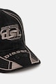 Akcesoria Diesel czapka z daszkiem bawełniana C-ARSON HAT A17397.0PFAA czarny