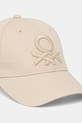 United Colors of Benetton șapcă 6WEPUA00Z bej SS25