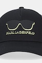 Kapa sa šiltom Karl Lagerfeld 552123.805623 crna SS25