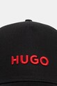 Akcesoria HUGO czapka z daszkiem 50535942 czarny