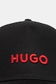 Akcesoria HUGO czapka z daszkiem 50535942 czarny