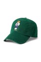 Βαμβακερό καπέλο του μπέιζμπολ Polo Ralph Lauren απλικέ πράσινο 710963778