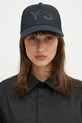 Y-3 berretto da baseball Stripes Double Brim Cap semplice nero JP1143