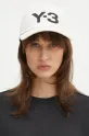 Y-3 czapka z daszkiem Stripes Double Brim Cap