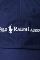 Akcesoria Polo Ralph Lauren czapka z daszkiem bawełniana Sport Cap 710958055 granatowy