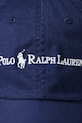 Doplňky Bavlněná baseballová čepice Polo Ralph Lauren Sport Cap 710958055 námořnická modř