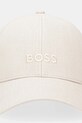 BOSS șapcă de in 50539422 bej SS25