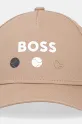 BOSS Green czapka z daszkiem bawełniana 50546273 beżowy SS25