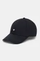 Памучна шапка с козирка Barbour Cascade Shield Cap изчистен тъмносин MHA0902