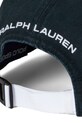 Akcesoria Polo Ralph Lauren czapka z daszkiem bawełniana 710968733 czarny