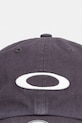 Oakley șapcă de baseball din bumbac FOS901220 negru SS25