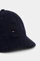 Tommy Hilfiger șapcă de baseball din bumbac AM0AM13159 bleumarin SS25