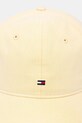 Бавовняна бейсболка Tommy Hilfiger AM0AM13160 жовтий SS25