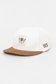 Tommy Hilfiger czapka z daszkiem bawełniana aplikacja beżowy AM0AM13161