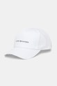 Бавовняна бейсболка Tommy Hilfiger аплікація білий AM0AM13162
