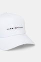 Бавовняна бейсболка Tommy Hilfiger AM0AM13162 білий SS25