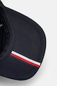 Tommy Hilfiger czapka z daszkiem bawełniana granatowy AM0AM13162