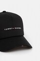 Бавовняна бейсболка Tommy Hilfiger AM0AM13162 чорний SS25