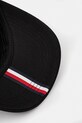 Бавовняна бейсболка Tommy Hilfiger чорний AM0AM13162
