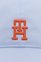 Tommy Hilfiger berretto da baseball in cotone AM0AM13542 blu SS25
