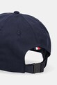Accessori Tommy Hilfiger berretto da baseball in cotone AM0AM13542 blu navy