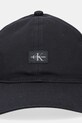 Calvin Klein Jeans șapcă de baseball din bumbac LV04G5001G negru SS25