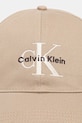 Calvin Klein καπέλο με γείσο ανδρικό βαμβακερό LV04G5004G μπεζ SS26
