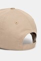 Αξεσουάρ Calvin Klein καπέλο με γείσο ανδρικό βαμβακερό LV04G5004G μπεζ
