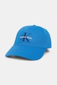 Calvin Klein καπέλο με γείσο ανδρικό βαμβακερό μπλε LV04G5004G