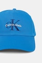 Calvin Klein καπέλο με γείσο ανδρικό βαμβακερό LV04G5004G μπλε SS26
