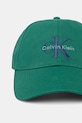 Calvin Klein καπέλο με γείσο ανδρικό βαμβακερό LV04G5004G πράσινο SS26