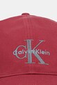 Хлопковая кепка Calvin Klein Jeans LV04G5004G бордо AW25