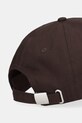 Akcesoria Calvin Klein Jeans czapka z daszkiem bawełniana LV04G5004G brązowy