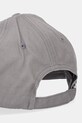 Akcesoria Calvin Klein Jeans czapka z daszkiem bawełniana LV04G5004G szary