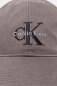 Calvin Klein Jeans pamut baseball sapka LV04G5004G szürke SS25