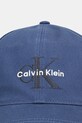 Calvin Klein Jeans czapka z daszkiem bawełniana LV04G5004G niebieski AW25