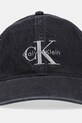 Τζιν καπέλο μπέιζμπολ Calvin Klein Jeans LV04G5007G μαύρο SS25